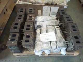 Komatsu 12V-170 Heads and Conrods