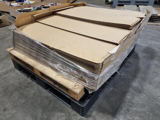 Pallet of 225+ Carboard Pallet Corner Protector Sheets