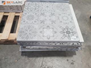 Large Lot of Assorted 600x600 Tiles