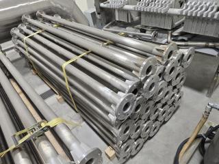 37 x Stainless Steel Pipe Sections