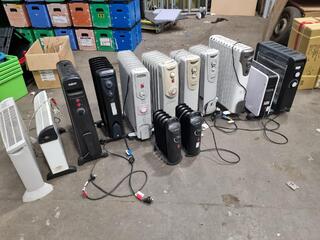 13x Assorted Portable Heaters