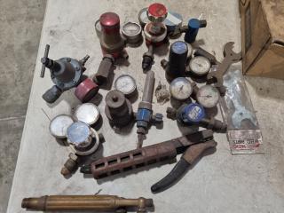 Assorted Used Welding Regulators & More